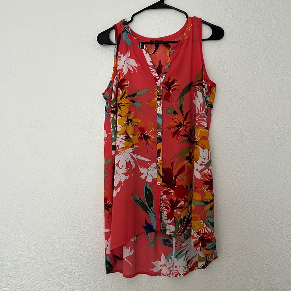 Women’s tropical summer tunic, size S